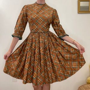 Handmade 50’s Autumnal Dress